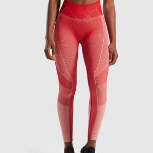 Gymshark Turbo Seamless Leggings Brick Red